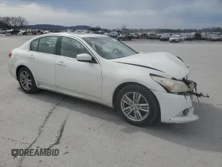 2012 Infiniti G25 Sedan Journey with VIN JN1DV6AP1CM811100, listed as a Copart auction lot 47370585 with 116,285 mi miles and Salvage Title. Bid and sale history available at carsss.com. Image 4.
