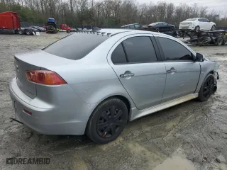 2013 Mitsubishi Lancer SE with VIN JA32V2FW5DU015043, listed as a Copart auction lot 85255194 with 133,654 mi miles and Salvage Title. Bid and sale history available at carsss.com. Image 3.