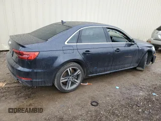 2017 Audi A4 Premium Plus with VIN WAULNAF47HN041641, listed as a Copart auction lot 83992674 with 0 mi miles and Salvage Title. Bid and sale history available at carsss.com. Image 3.