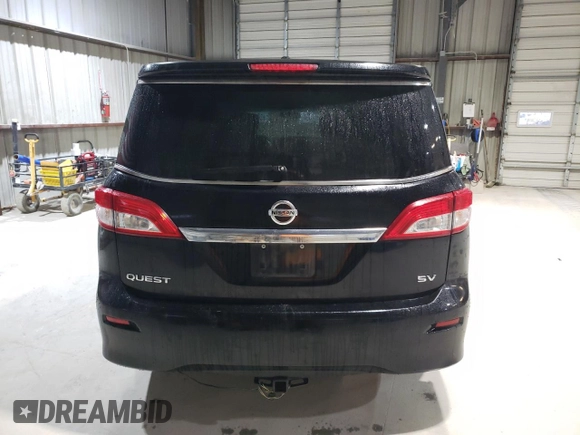 2013 Nissan Quest LE with VIN JN8AE2KP5D9063886, listed as a Copart auction lot 43805805 with 187,942 mi miles and Clean title. Bid and sale history available at DreamBid. Image 6.