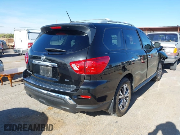 2018 Nissan Pathfinder SL with VIN 5N1DR2MN8JC670870, listed as a IAAI auction lot 42269519 with 55,414 mi miles and . Bid and sale history available at DreamBid. Image 4.