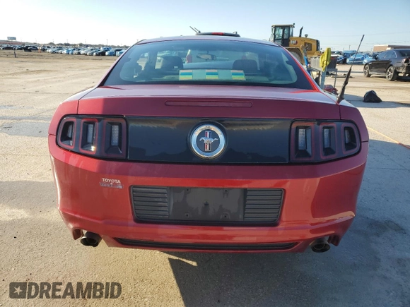 2014 Ford Mustang V6 with VIN 1ZVBP8AM0E5204583, listed as a Copart auction lot 48427935 with 114,307 mi miles and Salvage Title. Bid and sale history available at carsss.com. Image 6.