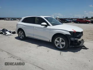 2019 Audi Q5 Premium with VIN WA1ANAFY7K2034382, listed as a Copart auction lot 56514475 with 56,620 mi miles and Salvage title. Bid and sale history available at DreamBid. Image 4.