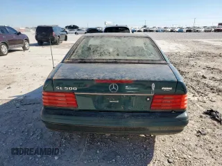 1996 Mercedes-Benz SL-Class with VIN WDBFA67F3TF128706, listed as a Copart auction lot 50170685 with 112,240 mi miles and Salvage Title. Bid and sale history available at carsss.com. Image 6.