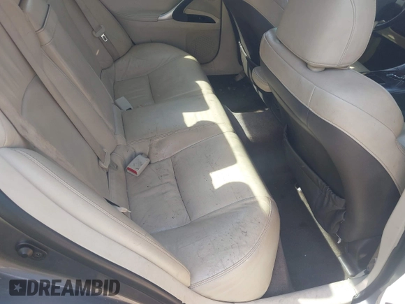 2012 Lexus IS 250 with VIN JTHBF5C21C5168978, listed as a IAAI auction lot 42076073 with 250,078 mi miles and . Bid and sale history available at DreamBid. Image 8.