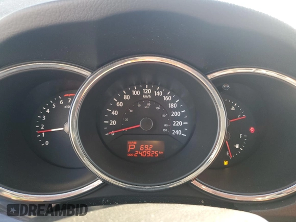 2013 Kia Sorento LX with VIN 5XYKT3A65DG365651, listed as a Copart auction lot 52599455 with 240,925 mi miles and Salvage Title. Bid and sale history available at carsss.com. Image 9.