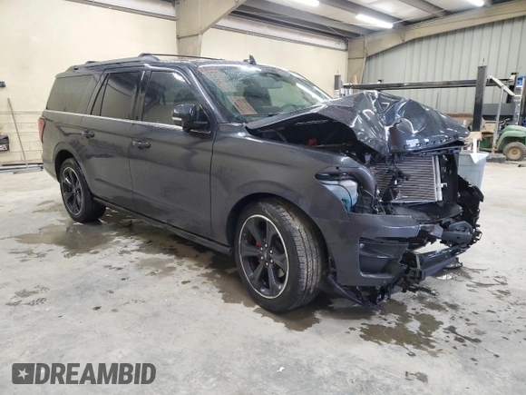 2023 Ford Expedition Max Limited with VIN 1FMJK2AGXPEA17418, listed as a Copart auction lot 52698555 with 20,310 mi miles and Salvage title. Bid and sale history available at DreamBid. Image 4.