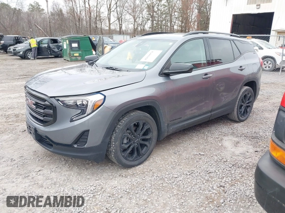 2021 GMC Terrain SLE z VIN 3GKALTEV0ML348850, wystawiony jako IAAI lot #42010978 z przebiegiem 40 146 mil mil oraz . Historia ofert i sprzedaży dostępna na DreamBid. Obrazek 2.