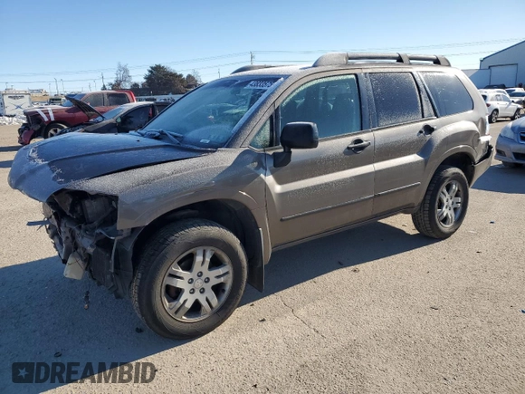 2004 Mitsubishi Endeavor LS with VIN 4A4MN21S34E061035, listed as a Copart auction lot 43833575 with 206,711 mi miles and Salvage Title. Bid and sale history available at carsss.com. Image 1.