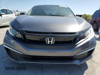 2019 Honda Civic LX with VIN 19XFC2F68KE003117, listed as a Copart auction lot 53500705 with 46,397 mi miles and Salvage Title. Bid and sale history available at DreamBid. Image 5.