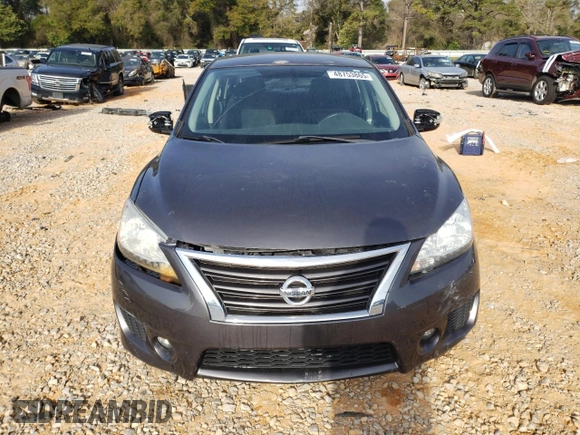 2015 Nissan Sentra SR with VIN 3N1AB7AP3FY371464, listed as a Copart auction lot 48753865 with 113,048 mi miles and Salvage Title. Bid and sale history available at DreamBid. Image 5.