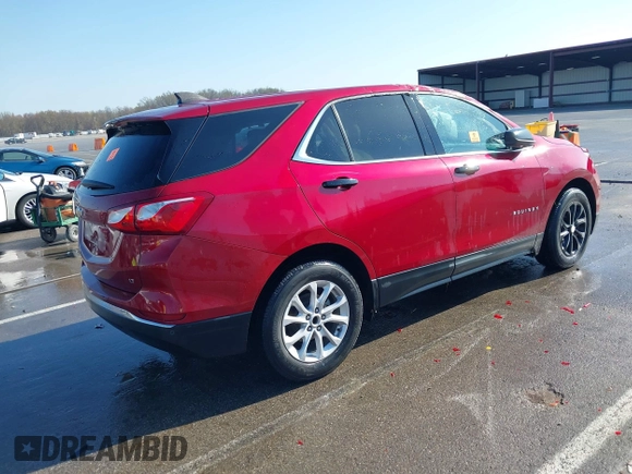 2020 Chevrolet Equinox LT with VIN 3GNAXKEV4LS525826, listed as a IAAI auction lot 41998957 with Not Provided miles and . Bid and sale history available at carsss.com. Image 4.