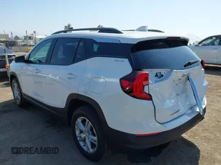 2023 GMC Terrain SLE with VIN 3GKALTEG0PL238404, listed as a IAAI auction lot 42143519 with 12,955 mi miles. Bid and sale history available at carsss.com. Image 3.