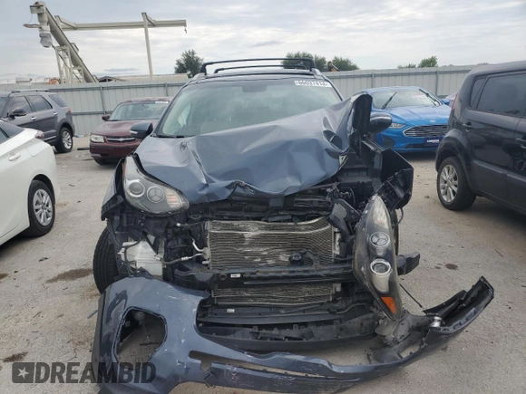 2017 Kia Sportage EX with VIN KNDPN3AC9H7237647, listed as a Copart auction lot 66037414 with 61,901 mi miles and Salvage Title. Bid and sale history available at carsss.com. Image 5.