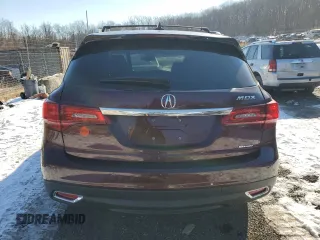2015 Acura MDX Advance/Entertainment Pkg with VIN 5FRYD4H86FB023977, listed as a Copart auction lot 88296085 with 145,483 mi miles and Salvage Title. Bid and sale history available at carsss.com. Image 6.