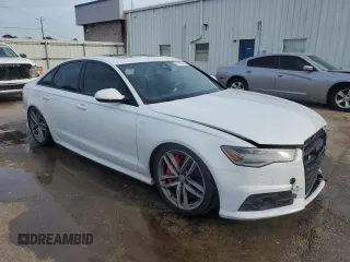2018 Audi S6 Premium Plus with VIN WAUFFAFCXJN006695, listed as a Copart auction lot 50728445 with 69,604 mi miles and Salvage Title. Bid and sale history available at carsss.com. Image 4.