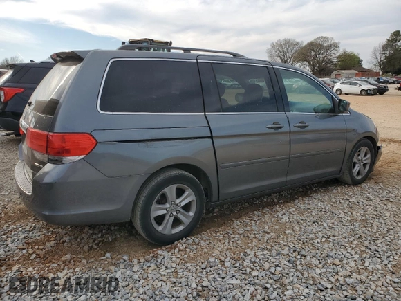 2010 Honda Odyssey Touring with VIN 5FNRL3H98AB005906, listed as a Copart auction lot 49037555 with 267,391 mi miles and Salvage Title. Bid and sale history available at carsss.com. Image 3.