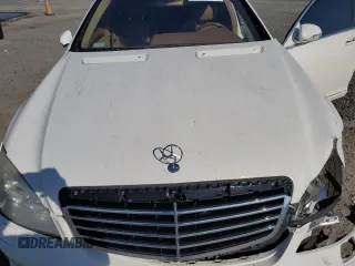 2007 Mercedes-Benz S 550 with VIN WDDNG71X37A063481, listed as a Copart auction lot 52700355 with 213,817 mi miles and Salvage Title. Bid and sale history available at DreamBid. Image 11.