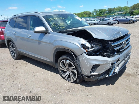 2023 Volkswagen Atlas SEL z VIN 1V2BR2CA2PC510744, wystawiony jako IAAI lot #42292142 z przebiegiem 20 612 mil mil oraz . Historia ofert i sprzedaży dostępna na DreamBid. Obrazek 1.