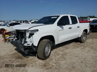2024 Chevrolet Colorado 4WD Work Truck z VIN 1GCPTBEK8R1112919, wystawiony jako Copart lot #44597485 z przebiegiem 20 922 mil mil oraz Szkoda całkowita • Salvage title. Historia ofert i sprzedaży dostępna na DreamBid. Obrazek 1.