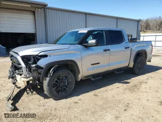 2025 Toyota Tundra 4WD SR with VIN 5TFLA5DBXSX241562, listed as a Copart auction lot 46250275 with 11,963 mi miles and Salvage Title. Bid and sale history available at carsss.com. Image 1.