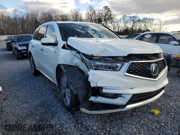 2018 Acura MDX Sport Hybrid w/Technology Pkg with VIN 5J8YD7H52JL000695, listed as a Copart auction lot 38341403 with 62,966 mi miles. Bid and sale history available at carsss.com. Image 4.
