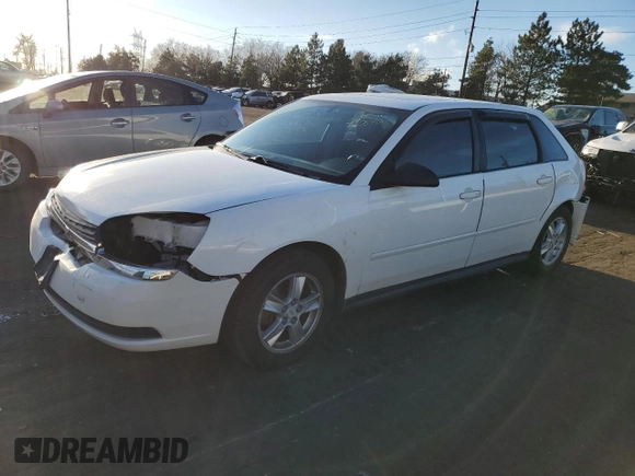 2005 Chevrolet Malibu Maxx LS with VIN 1G1ZT64815F205552, listed as a Copart auction lot 49069004 with 87,808 mi miles and Salvage Title. Bid and sale history available at carsss.com. Image 1.