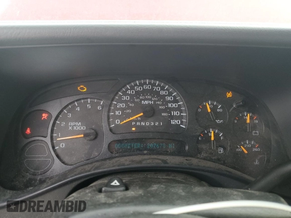 2006 Chevrolet Suburban LS with VIN 1GNFK16Z06J103204, listed as a Copart auction lot 83678584 with 207,678 mi miles and Salvage Title. Bid and sale history available at carsss.com. Image 9.