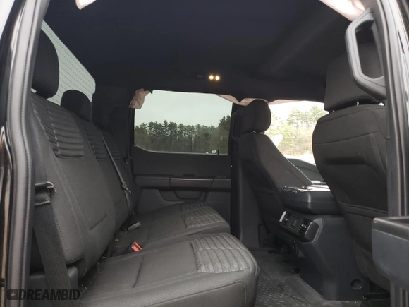 2022 Ford F-150 XL with VIN 1FTFW1E54NKD97002, listed as a Copart auction lot 50635305 with 22,177 mi miles and Salvage Title. Bid and sale history available at carsss.com. Image 10.