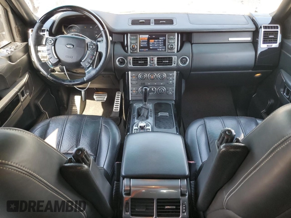 2011 Land Rover Range Rover SC Autobiography with VIN SALMP1E47BA342663, listed as a Copart auction lot 43951195 with 205,393 mi miles and Salvage title. Bid and sale history available at DreamBid. Image 8.