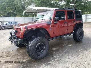 2008 Jeep Wrangler Unlimited X with VIN 1J8GA39118L534071, listed as a Copart auction lot 60610105 with 175,361 mi miles and Salvage title. Bid and sale history available at DreamBid. Image 1.