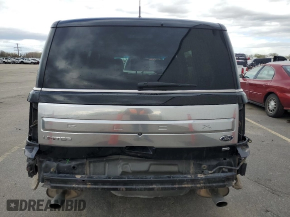 2013 Ford Flex Limited with VIN 2FMHK6D88DBD07996, listed as a Copart auction lot 51974725 with 134,375 mi miles and Salvage Title. Bid and sale history available at carsss.com. Image 6.