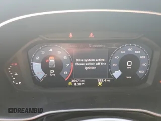 2021 Audi Q3 S line Premium with VIN WA1DECF31M1014280, listed as a Copart auction lot 51998905 with 36,471 mi miles and Salvage title. Bid and sale history available at DreamBid. Image 9.