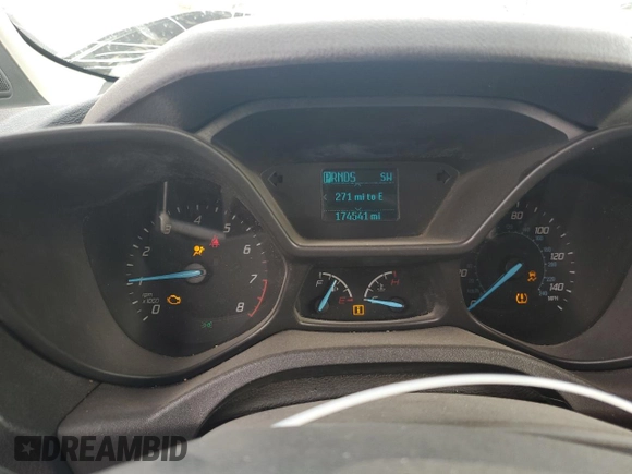 2017 Ford Transit Connect XL with VIN NM0GE9E74H1333315, listed as a Copart auction lot 78384474 with 174,541 mi miles and Salvage title. Bid and sale history available at DreamBid. Image 9.