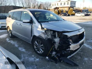 2016 Kia Sedona SX-L with VIN KNDME5C13G6155704, listed as a Copart auction lot 42119465 with 98,597 mi miles and Salvage Title. Bid and sale history available at carsss.com. Image 4.