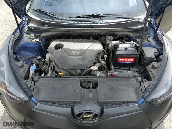 2016 Hyundai Veloster with VIN KMHTC6AD9GU265913, listed as a Copart auction lot 50021385 with 117,156 mi miles and Salvage Title. Bid and sale history available at carsss.com. Image 11.
