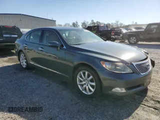 2007 Lexus LS 460 with VIN JTHBL46F975035747, listed as a Copart auction lot 50169445 with 147,294 mi miles and Salvage Title. Bid and sale history available at carsss.com. Image 4.