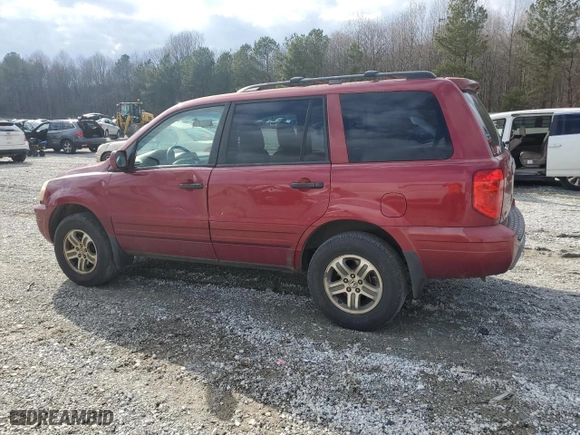 2004 Honda Pilot EX with VIN 2HKYF18604H542322, listed as a Copart auction lot 44410625 with 289,378 mi miles and Salvage Title. Bid and sale history available at carsss.com. Image 2.