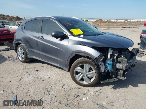 2019 Honda HR-V EX with VIN 3CZRU5H56KM730868, listed as a IAAI auction lot 41861035 with 63,825 mi miles. Bid and sale history available at carsss.com. Image 1.