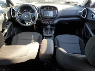 2021 Kia Soul S with VIN KNDJ23AUXM7794830, listed as a Copart auction lot 47792535 with 76,298 mi miles and Salvage Title. Bid and sale history available at carsss.com. Image 8.