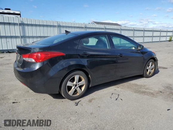 2013 Hyundai Elantra GLS with VIN 5NPDH4AE9DH257856, listed as a Copart auction lot 61301275 with 260,250 mi miles and Clean title. Bid and sale history available at DreamBid. Image 3.