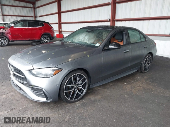 2023 Mercedes-Benz C 300 with VIN W1KAF4HB8PR150031, listed as a IAAI auction lot 42186906 with 14,816 mi miles and . Bid and sale history available at DreamBid. Image 2.