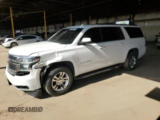 2019 Chevrolet Suburban LT z VIN 1GNSKHKC1KR335928, wystawiony jako Copart lot #58530215 z przebiegiem 178 060 mil mil oraz Czysty tytuł • Clean title. Historia ofert i sprzedaży dostępna na DreamBid. Obrazek 1.