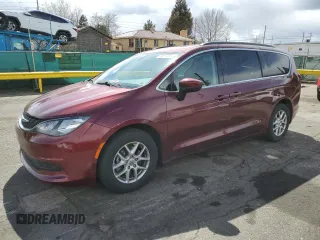 2021 Chrysler Voyager LXi with VIN 2C4RC1DG8MR502827, listed as a Copart auction lot 49871495 with 101,289 mi miles and Salvage Title. Bid and sale history available at DreamBid. Image 1.