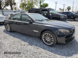 2012 BMW 7 Series 750Li with VIN WBAKB8C57CDX20396, listed as a Copart auction lot 50227905 with 137,251 mi miles and Clean Title. Bid and sale history available at carsss.com. Image 4.