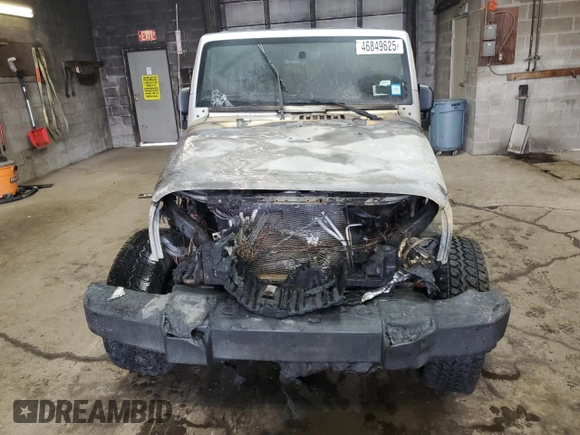 2008 Jeep Wrangler X with VIN 1J4FA241X8L568377, listed as a Copart auction lot 46849625 with Not Provided miles and Non Repairable. Bid and sale history available at DreamBid. Image 5.