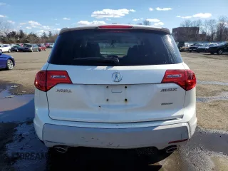 2008 Acura MDX with VIN 2HNYD28248H550604, listed as a Copart auction lot 49809955 with 244,213 mi miles and Salvage Title. Bid and sale history available at DreamBid. Image 6.