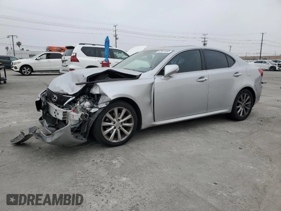 2010 Lexus IS 250 with VIN JTHBF5C24A5110506, listed as a Copart auction lot 52931455 with 117,942 mi miles and Salvage Title. Bid and sale history available at DreamBid. Image 1.