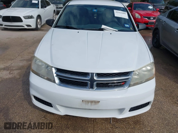 2014 Dodge Avenger SE z VIN 1C3CDZAB2EN174348, wystawiony jako IAAI lot #41923689 z przebiegiem 136 576 mil mil oraz . Historia ofert i sprzedaży dostępna na DreamBid. Obrazek 6.