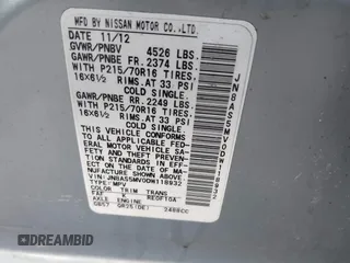 2013 Nissan Rogue S with VIN JN8AS5MV0DW118932, listed as a IAAI auction lot 41844266 with 222,678 mi miles and . Bid and sale history available at DreamBid. Image 9.